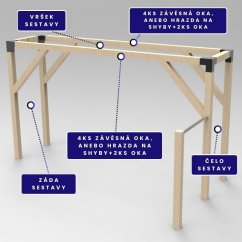 Hřiště MINI 1x4 s nízkou hrazdou do boku