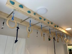 Domácí žebřík na ručkování