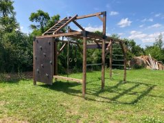 OCR Workout hřiště s vzestupným ručkováním (CLIMBER - 3x4m)