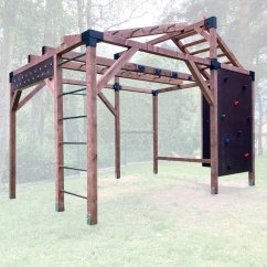 OCR Workout hřiště s vzestupným ručkováním (CLIMBER - 3x4m)