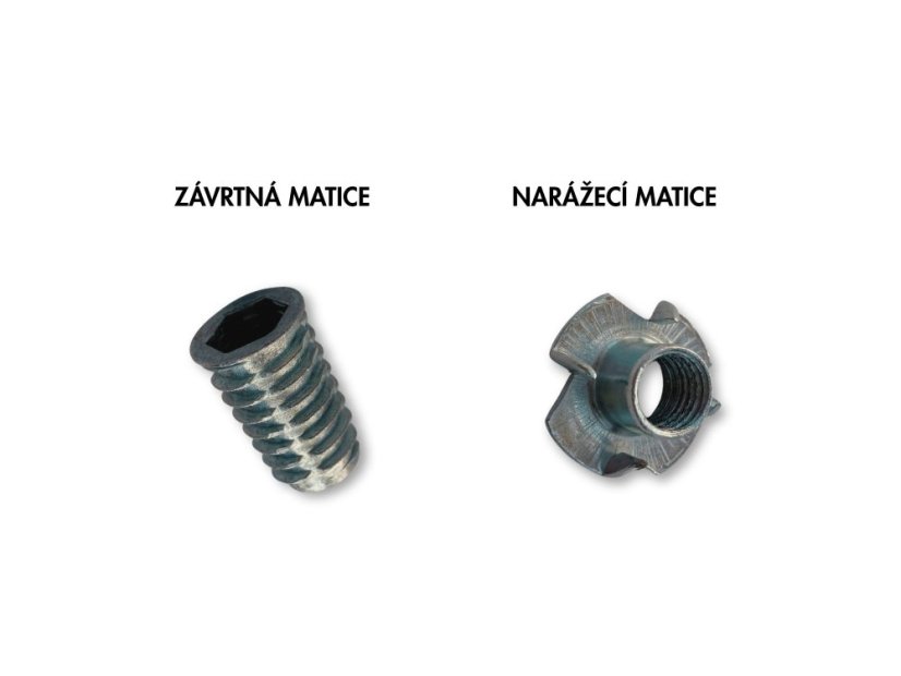 Lezecké chyty - Typ matice: Závrtná, Barva lezeckých chytů: Šedá