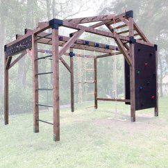 OCR Workout ihrisko s vzostupným rúčkovaním (CLIMBER - 3x4m)