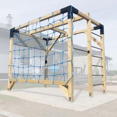 Rodinné workout hřiště s provazovou sítí a pegboardem (MID - 2x3m)